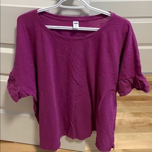 Purple tshirt from old navy